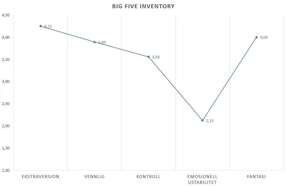 Min profil (Big Five Inventory)